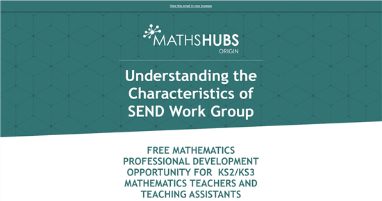 Maths Hub SEND