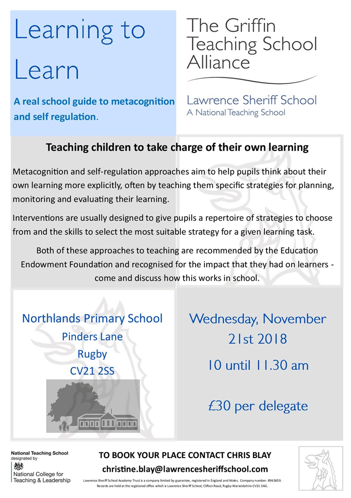 Learning to Learn Flyer
