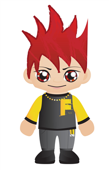 Young Carers mascot Freddie