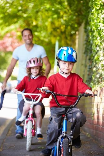 Cycling to school