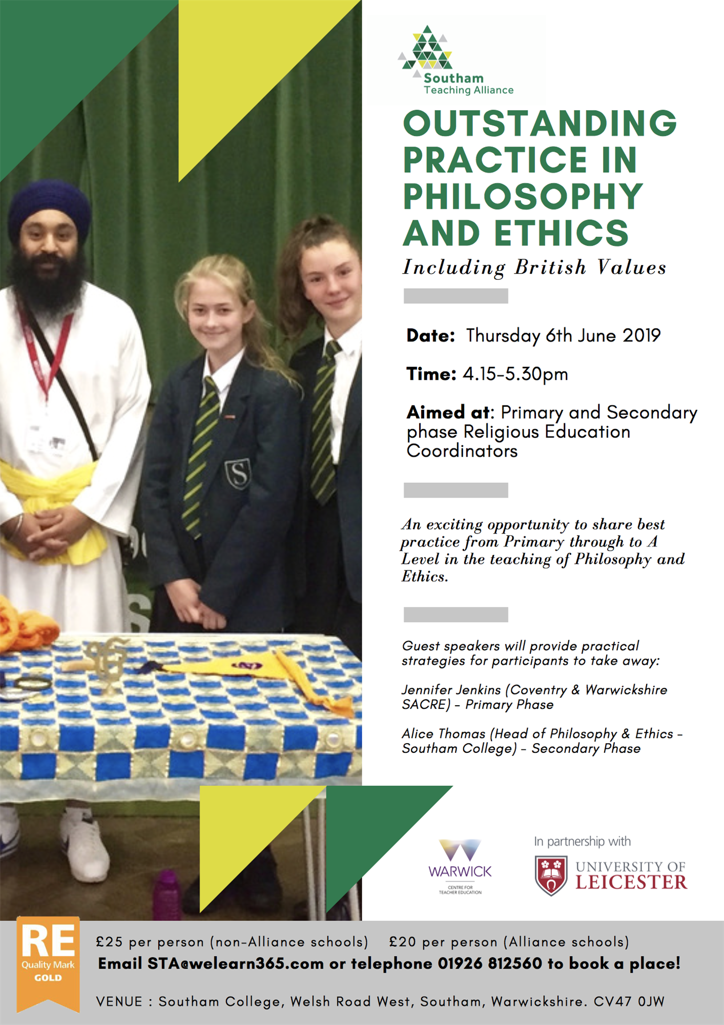 Philosophy and Ethics training flyer