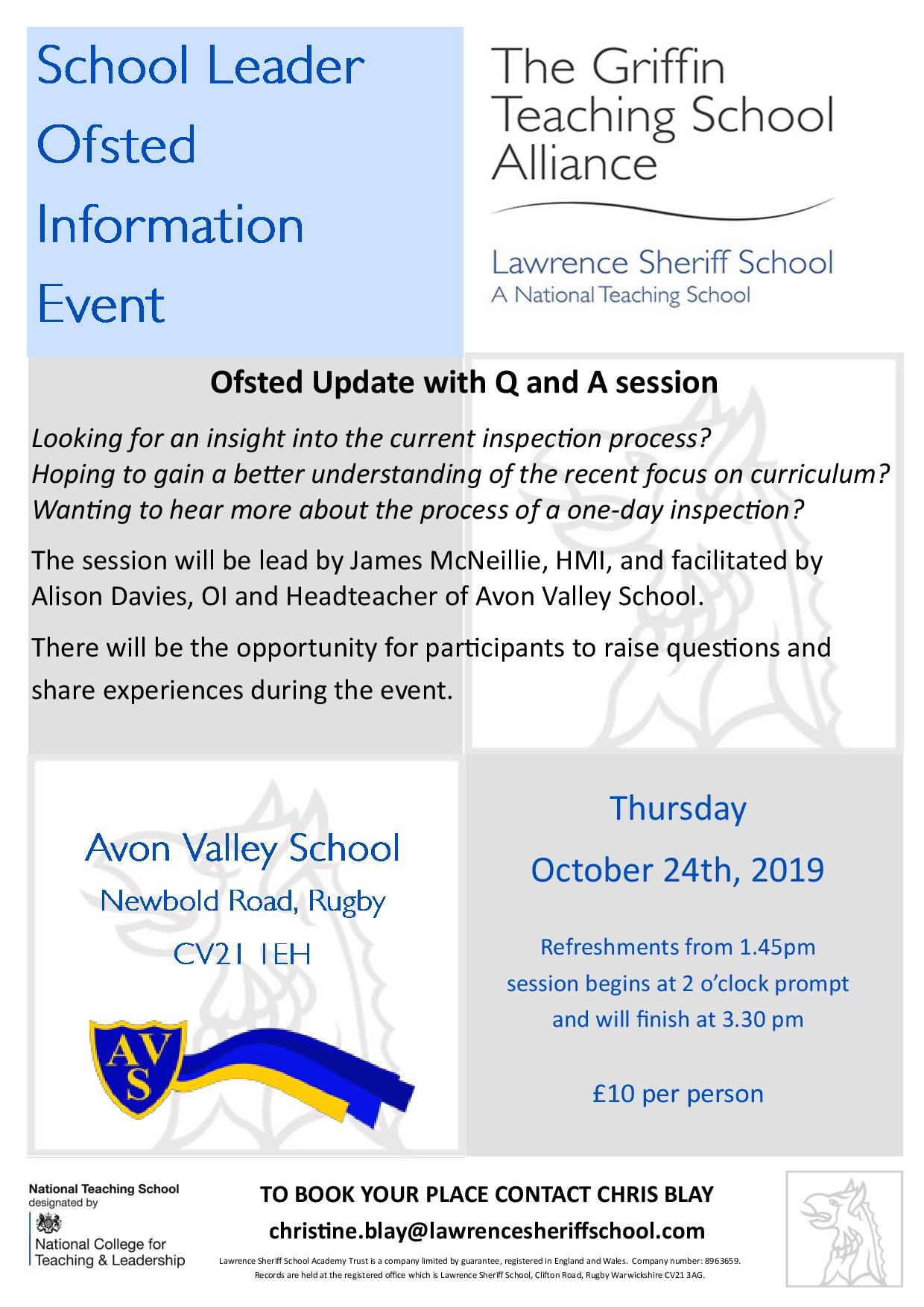 Ofsted update flier