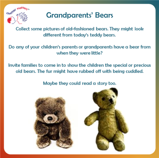 Chatter Matters Grandparents Bears
